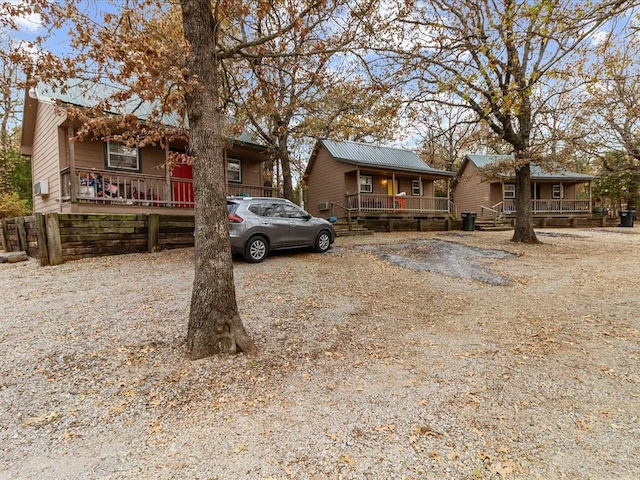 view of front of property with a porch