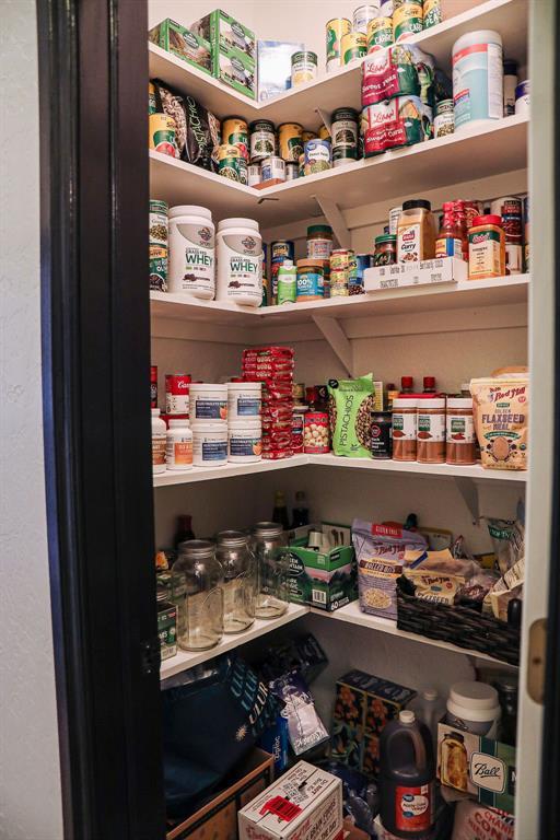 view of pantry