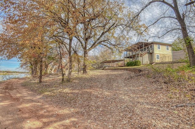 21351 E Tenth St, Hinton, OK 73047 - view of yard with stairs