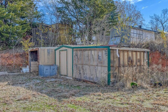 21351 E Tenth St, Hinton, OK 73047 - view of shed
