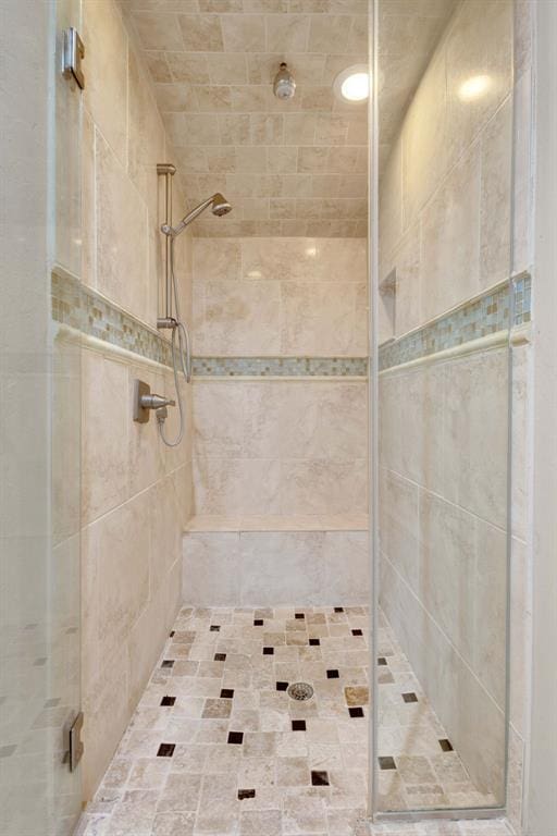 bathroom with an enclosed shower