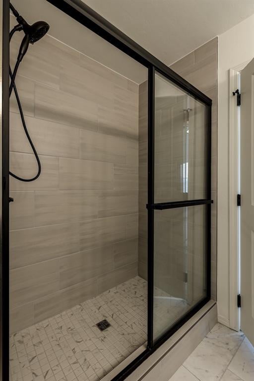 bathroom with walk in shower