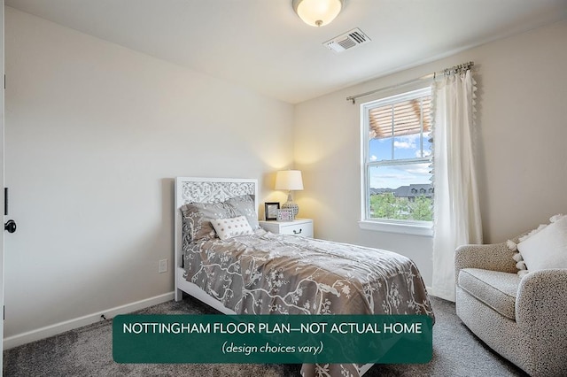 bedroom featuring carpet floors