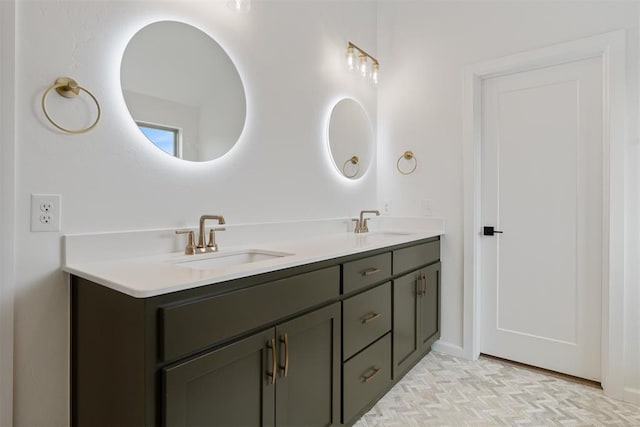 729 Caladium Dr, Yukon, OK 73099 - full bath featuring double vanity and a sink