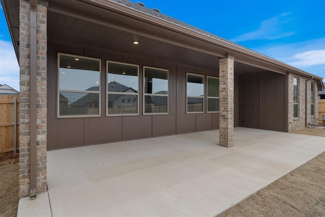 729 Caladium Dr, Yukon, OK 73099 - view of patio / terrace with fence
