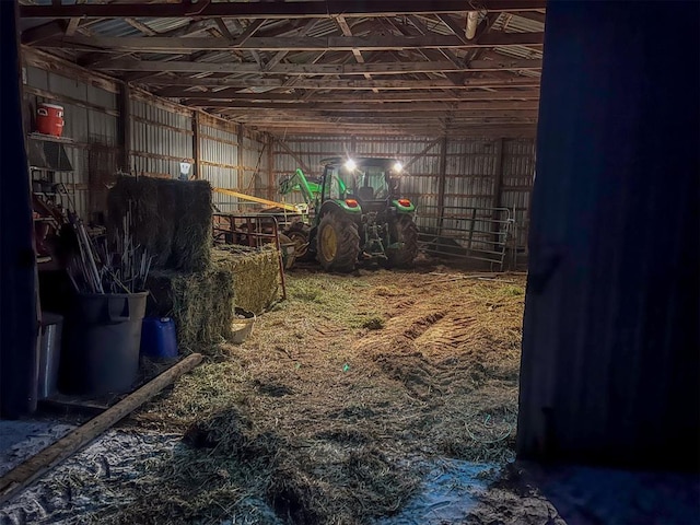 view of horse barn