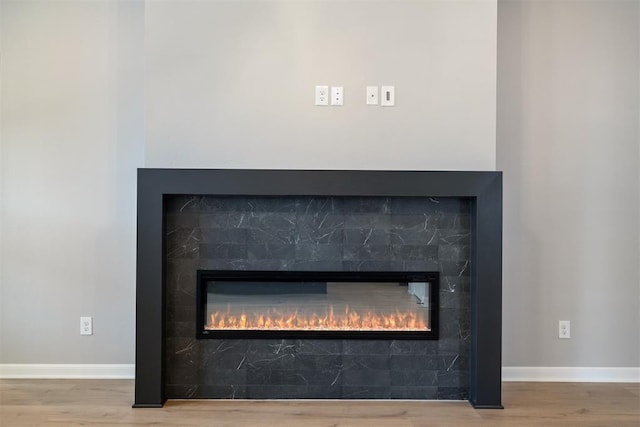 room details featuring hardwood / wood-style floors