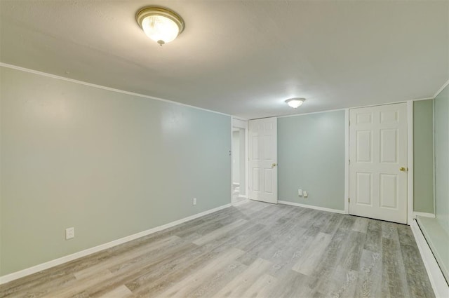 interior space featuring light hardwood / wood-style flooring