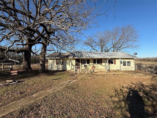 view of ranch-style house