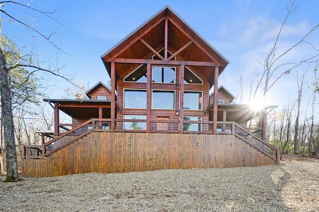 view of rear view of house