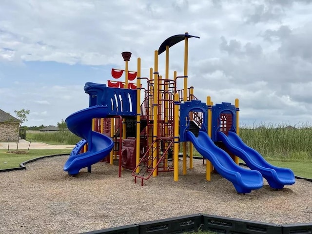 view of jungle gym