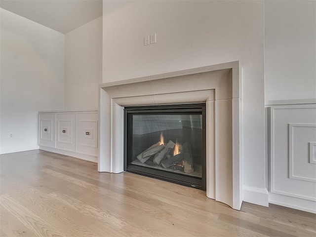 interior details featuring wood-type flooring