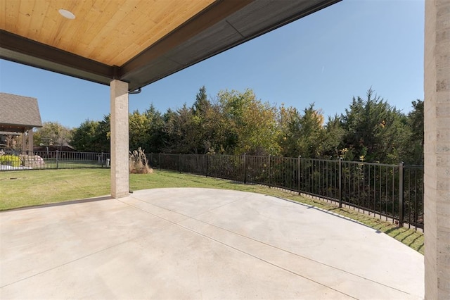 view of patio