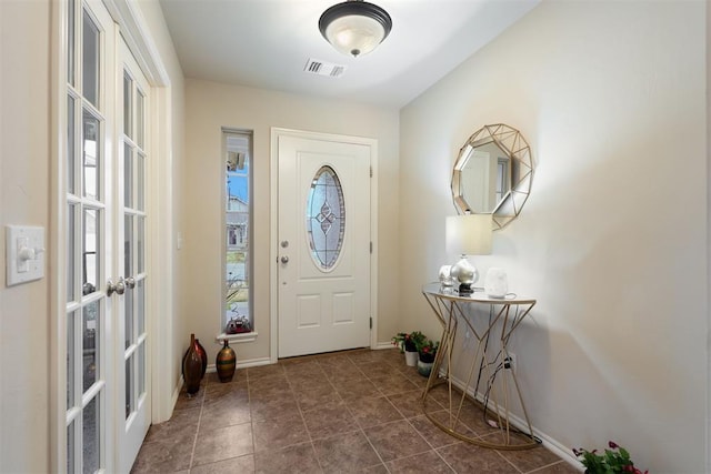 view of tiled entryway