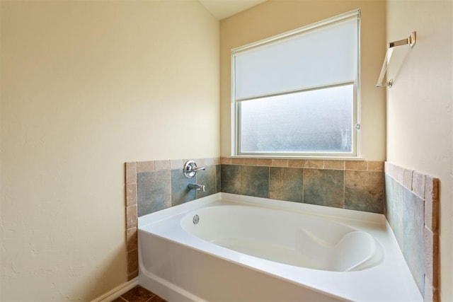 bathroom featuring a bathtub