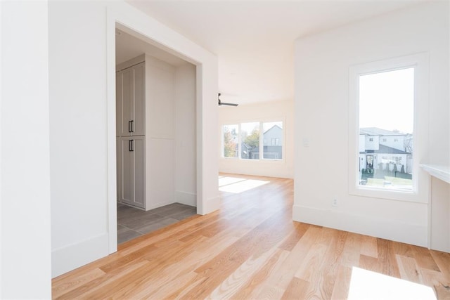 interior space featuring light hardwood / wood-style flooring