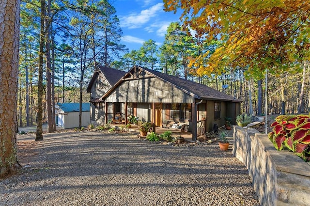 view of front of home