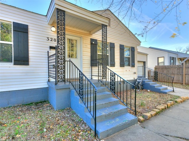 view of property entrance