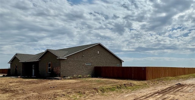 view of home's exterior