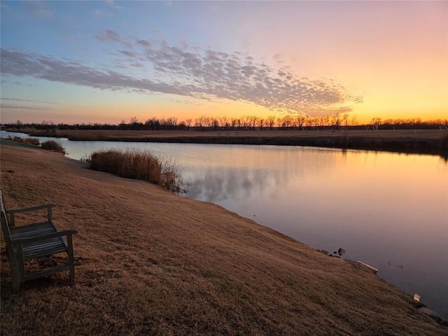 property view of water