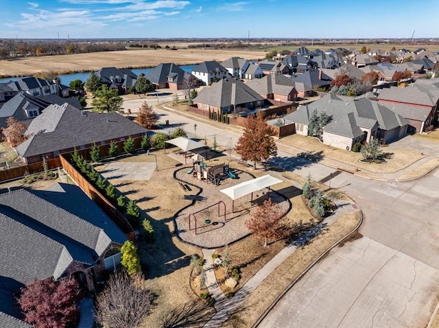 bird's eye view featuring a residential view