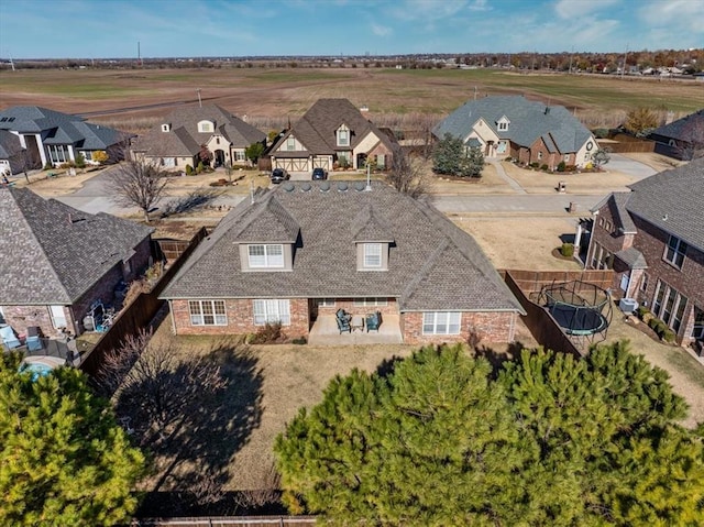 birds eye view of property featuring a residential view