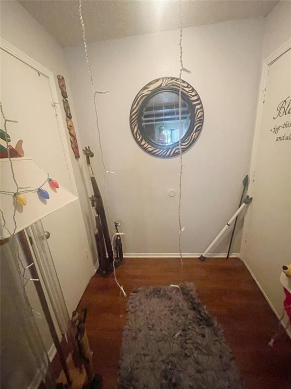2620 N Ann Arbor Ave Unit 208, Oklahoma City, OK 73127 - hall featuring dark hardwood / wood-style flooring