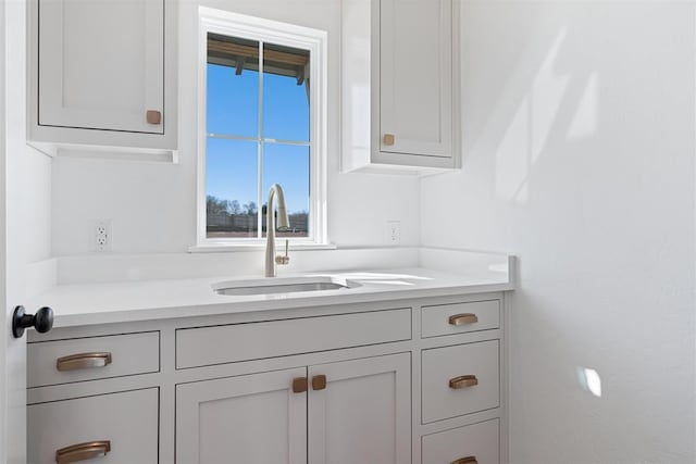417 Basin Way, Norman, OK 73069 - kitchen with a sink and light countertops