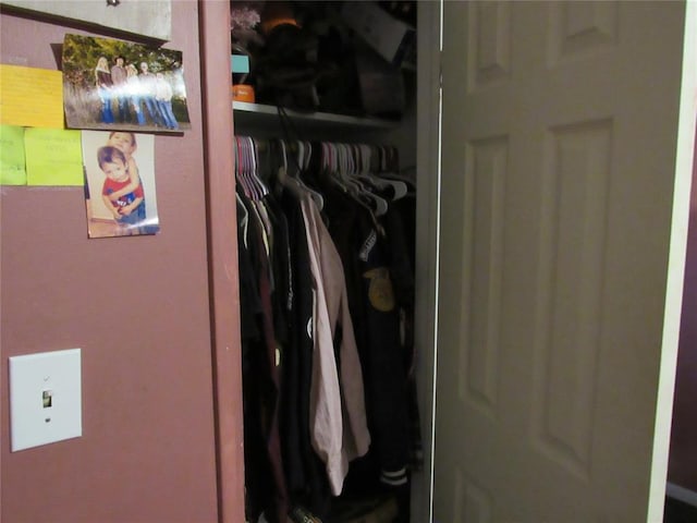 view of closet