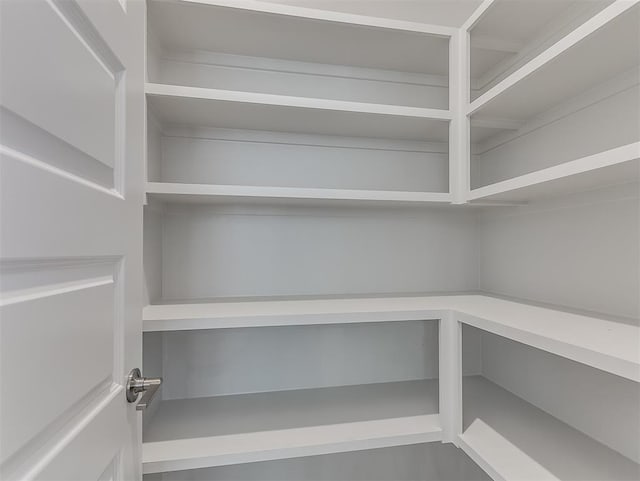 view of pantry