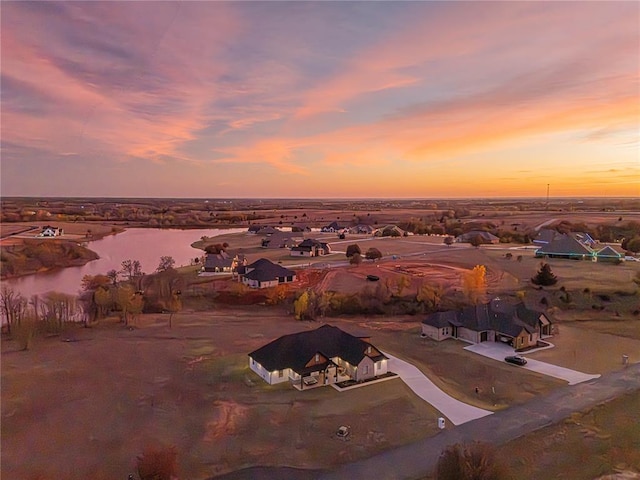 2063 County Road 1336, Blanchard, OK 73010 - aerial view of property's location featuring a large body of water and nearby suburban area