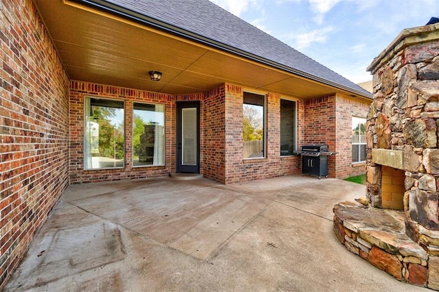 view of patio / terrace featuring area for grilling