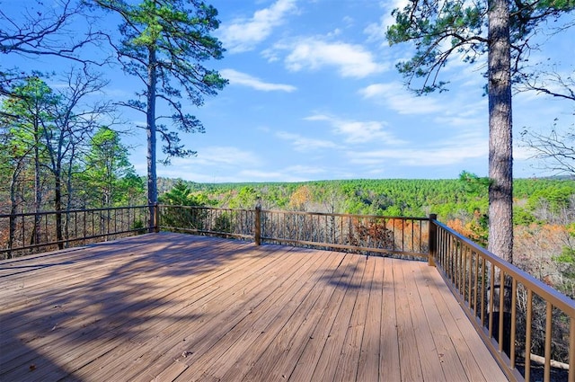 view of deck