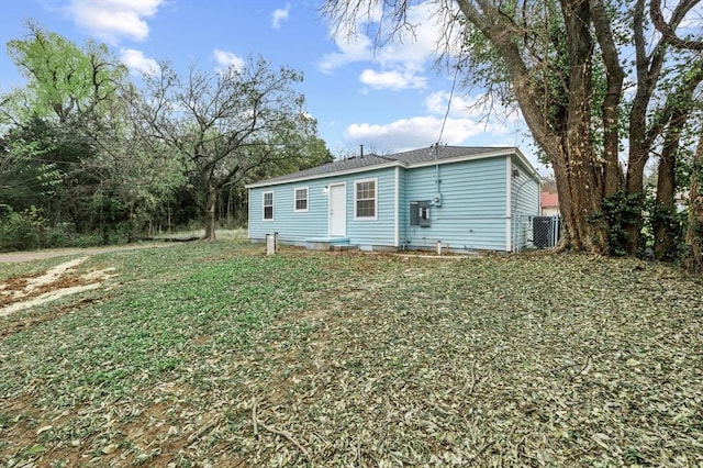 view of back of property