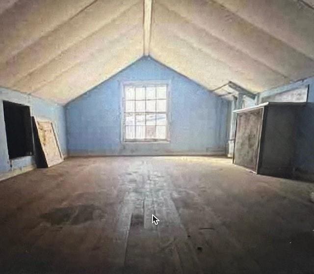 view of attic