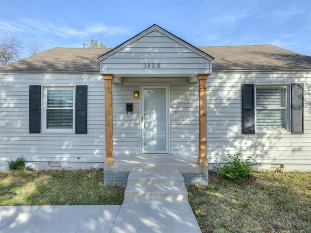 view of front of property