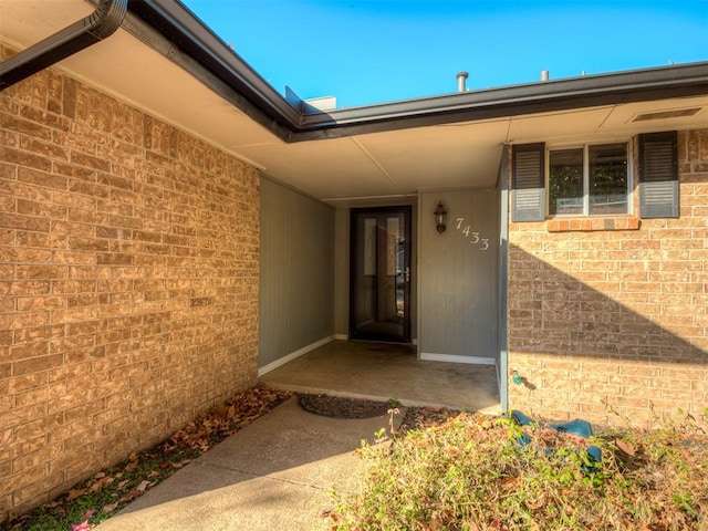 view of property entrance