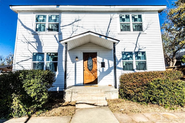 view of front of home