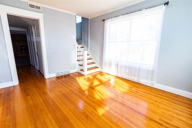 interior space featuring wood-type flooring