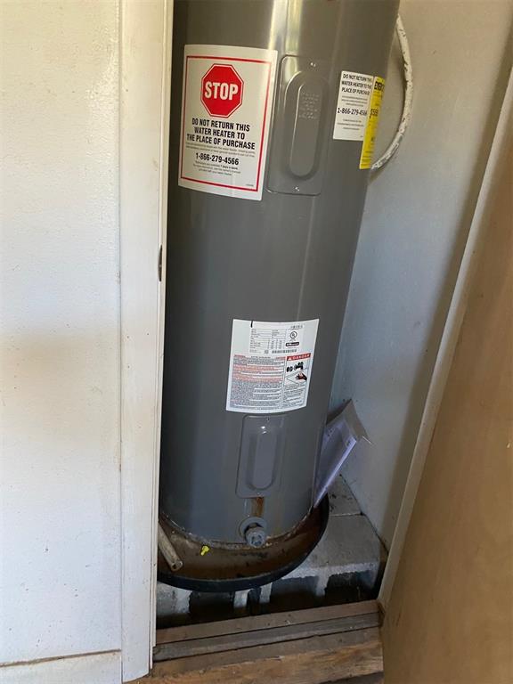 utilities with electric water heater