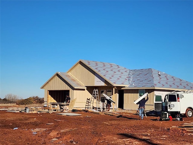 view of rear view of property