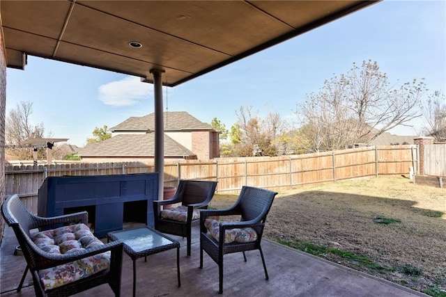 view of patio