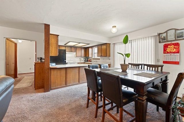 8207 NW 78th St Unit 2, Oklahoma City, OK 73132 - dining room with light carpet