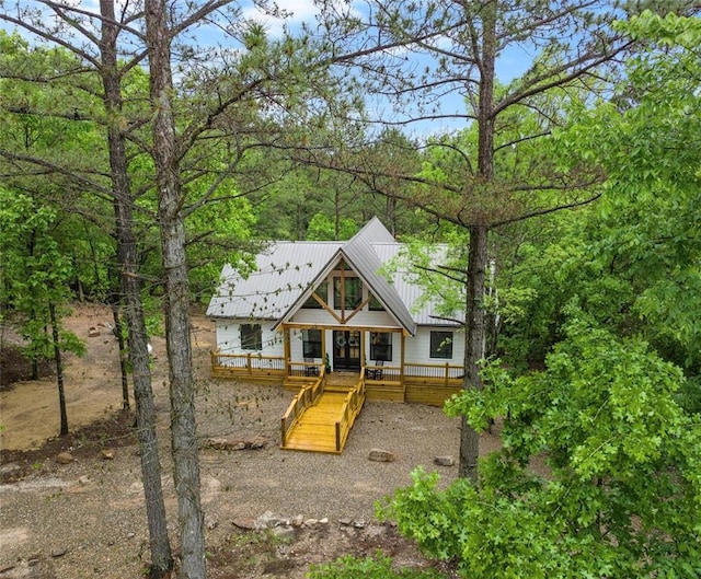 view of front of home