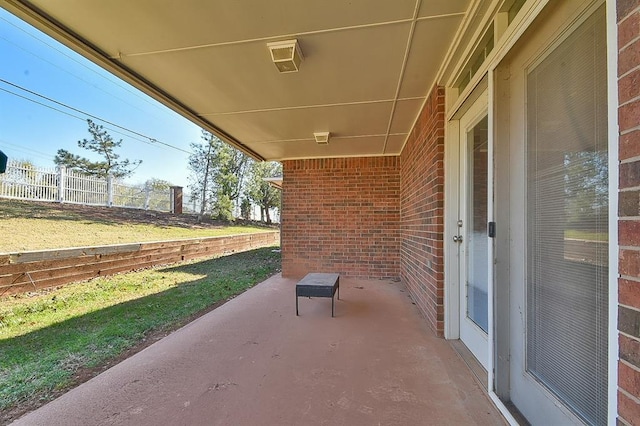 view of patio / terrace