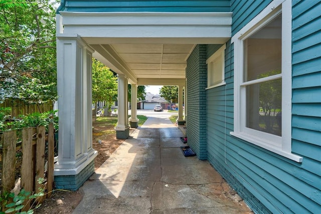 view of patio