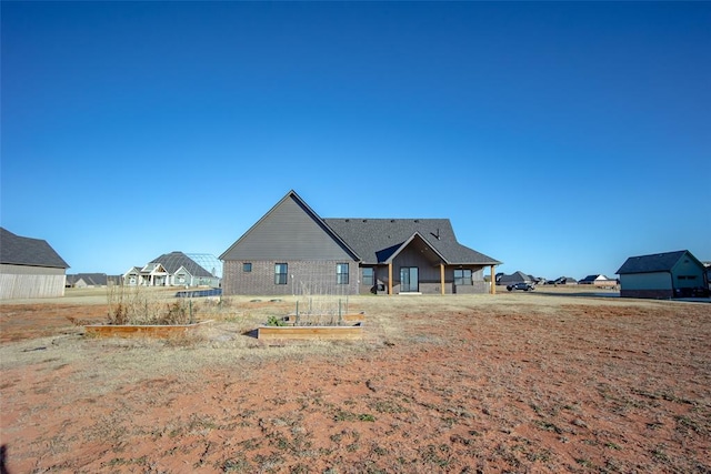 view of rear view of house