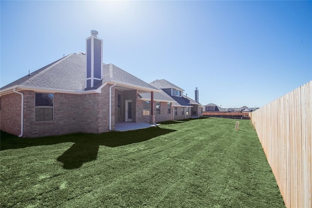 view of yard with a patio