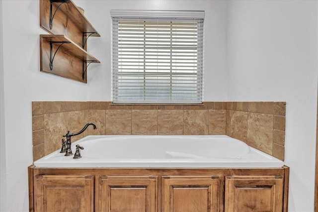 bathroom with a bathtub