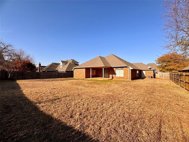 view of back of property